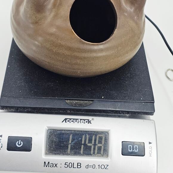 Mid century ceramic Oil lamp by Jan de Graaf-dutch design MCM Pottery Vintage - Picture 9 of 9